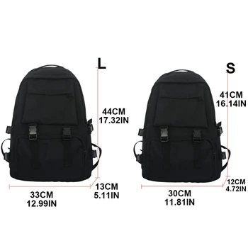 

Women Solid Color Backpack Large Capacity Daypack Travel Bookbag Teenagers Girls Schoolbag