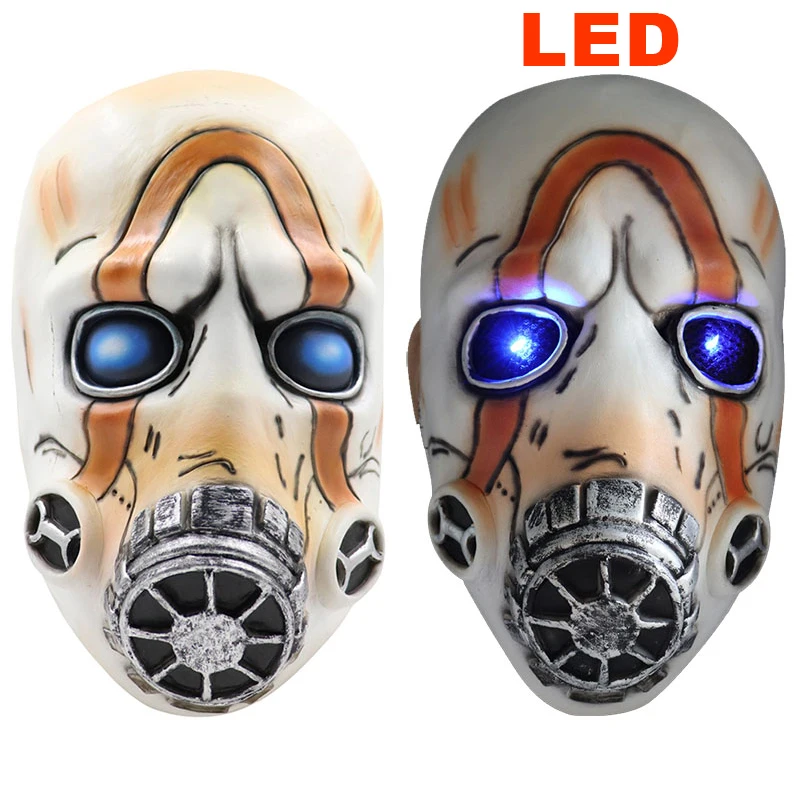 

2019 New Game Borderlands 3 Masks ps4 Cosplay Mask Props Full Face Latex LED Light Adult Anime Costume Party Halloween Fancy