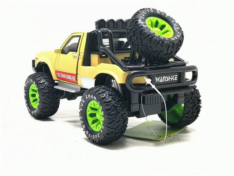 Alloy Car Model Vietnam Collision Door Opening Off-road Sound And Light Pull Back Car CHILDREN'S Toy Model Car Model