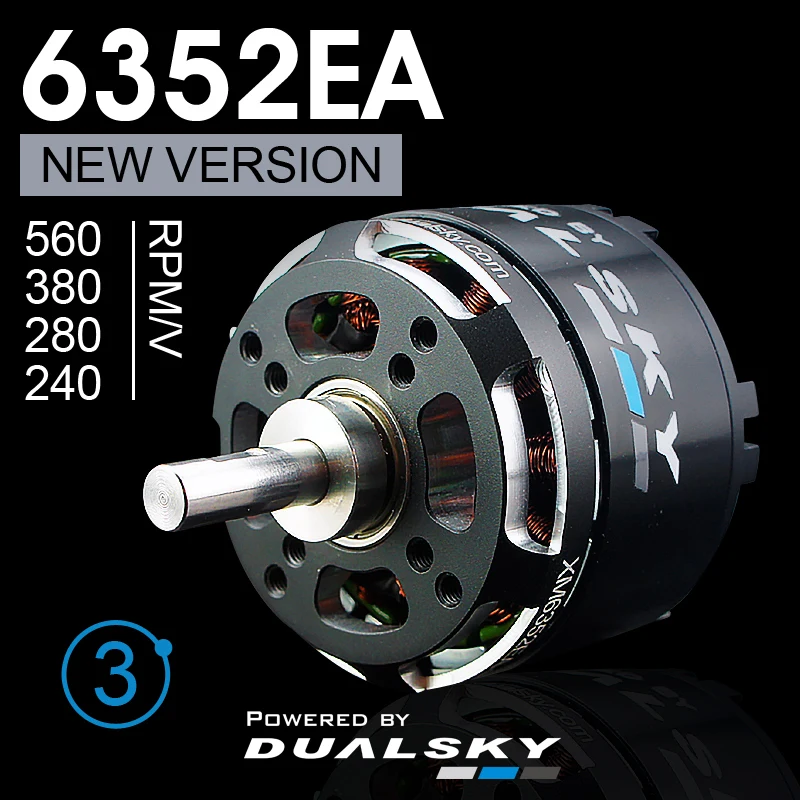 Brushless outrunner motor 6352 outrunner motor for Fixed wing UAVmulti model airplane