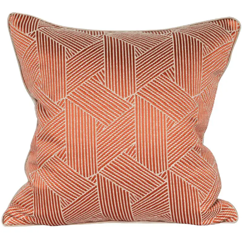 2019 новые высококачественные смешанные утепленные Чехлы для подушек с геометрическим рисунком оранжевые наволочки Almofadas домашний декор