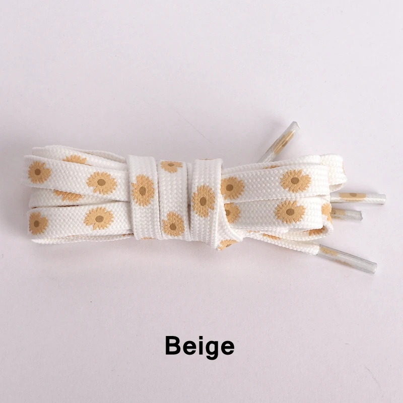 Little Daisies Shoelaces Cartoon Printing Fashion Unisex Flat Shoe laces High-top Canvas Sneakers Shoelace AF1 Sports Shoelaces Little Daisies Shoelaces Cartoon Printing Fashion Unisex Flat Shoe laces High-top Canvas Sneakers Shoelace AF1 Sports Shoelaces