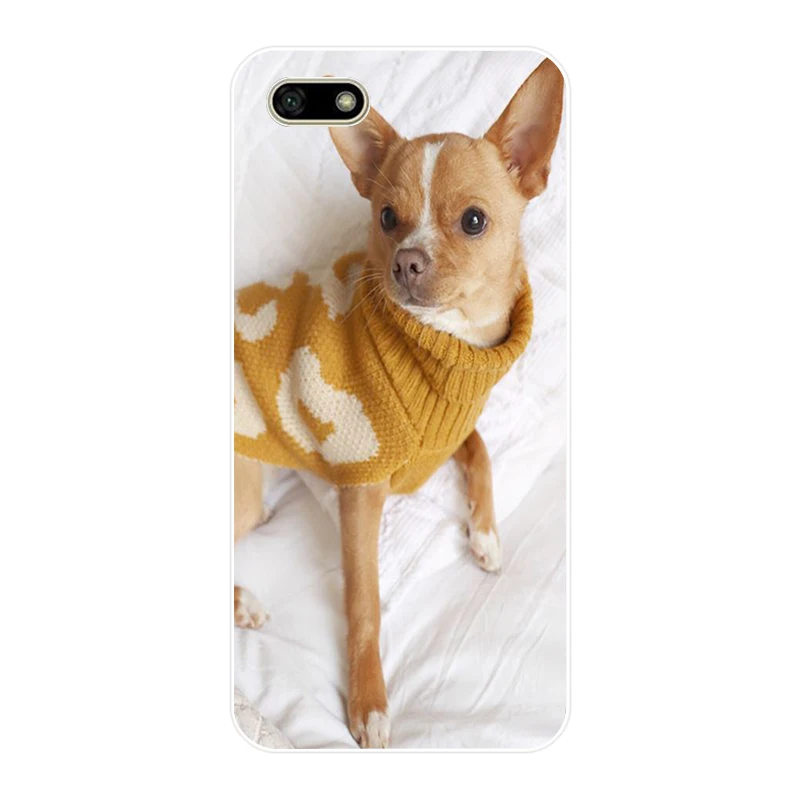Мягкий силиконовый чехол из ТПУ для huawei Honor 7a 5 45 pro 7 дюйма 7c 7x y5 2018 180FG I Love My Chihuahua