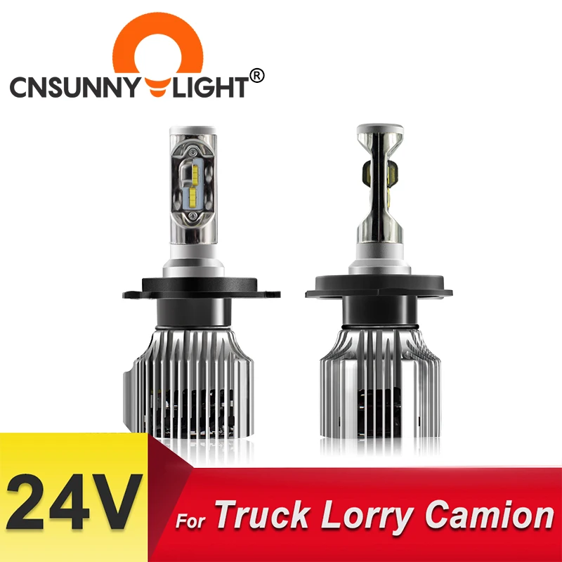 CNSUNNYLIGHT Trucks Turbo светодиодный H4 двухлучевая фара Супер яркая лампа 8500Lm пикап