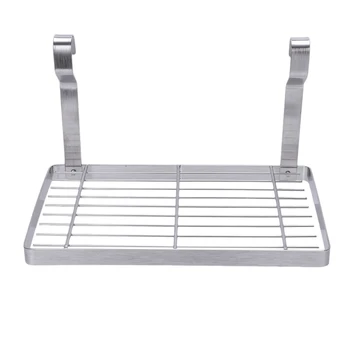 

CSS Single Layer Stainless Steel Hanging Spice Bottle Rack Wall-Mounted Kitchen Bathroom Bottle Storage Holder Seasoning Holder