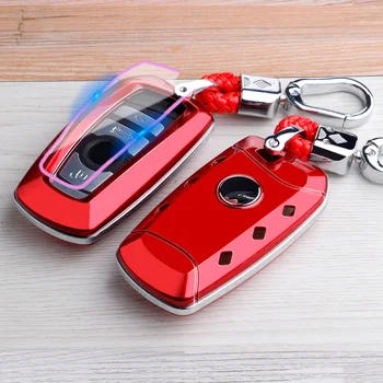 

Wear resistant ABS Carbon Fiber Car Key Case For BMW E91 E92 E70 E87 1 3 5 6 Series M3 M5 X1 X5 X6 New Auto Key Cover keyless