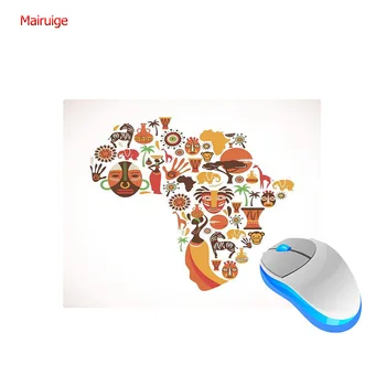 

Mairuige Hot Sale Small Size Gaming Mat Africa Europe Maps Notebook Computer Mouse Pad Anti-slip Mousepad