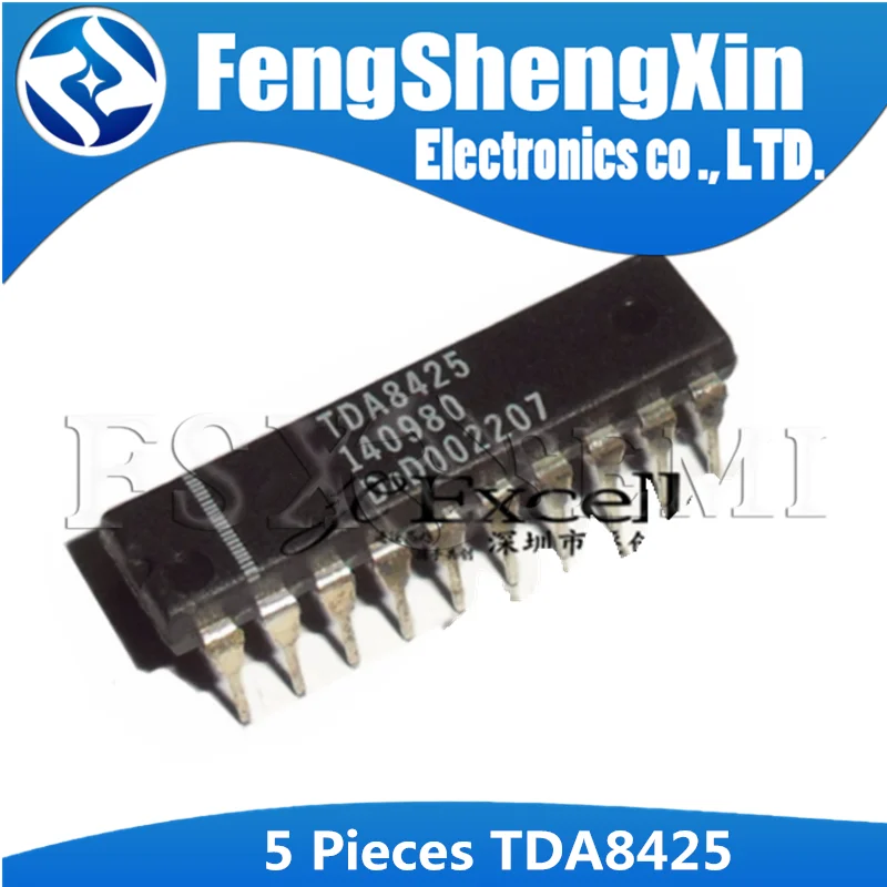 5 шт. TDA8425 DIP20 TDA 8425 DIP-20 DIP Hi-Fi стерео аудио процессор I2C-bus IC | Электронные компоненты