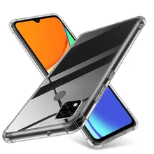 No caso redmi 9c nfc transparente à prova de choque capa traseira do telefone para xiaomi redmi 9c nfc redme readmi 9 c c9 redmi9c hd coque
