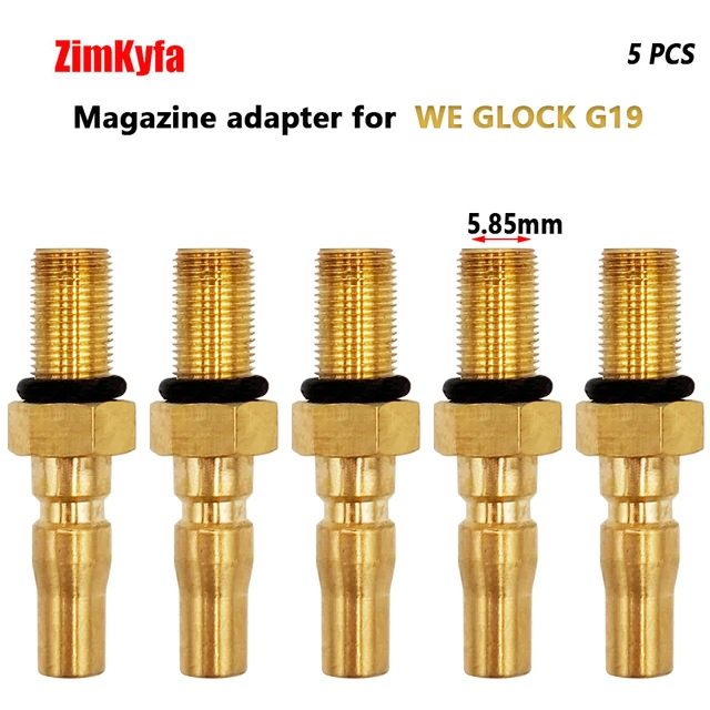 Airsoft Gas Adapter Sets Connect Canisters Coil Hose - Temu