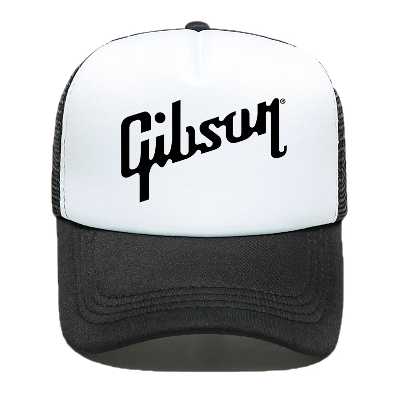 Модная шляпа Gibson, бейсболка с принтом, мужская, wo, мужская, летняя, трендовая, Молодежная, Джокер, шляпа от солнца, Gibson, хип-хоп, шляпа, пляжный козырек, шляпа