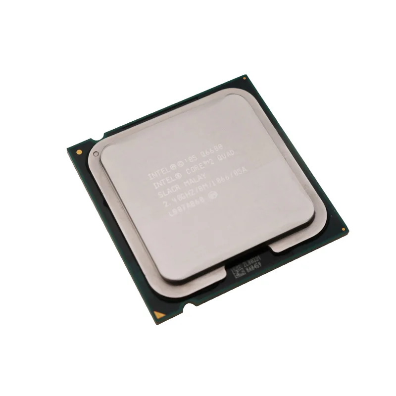 Intel Core 2 Quad Q6600 cpu четырехъядерный процессор 2,4 GHz 8M cache 95W 1066 MHz FSB LGA 775 Q6600 настольный процессор
