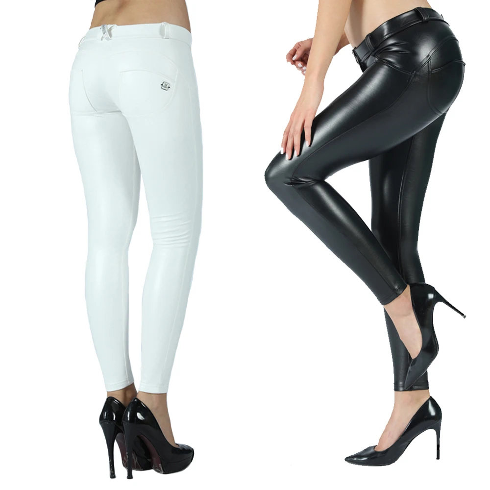 Melody pants, Кожаные детали, четыре способа растягивания, женские штаны, полная длина, теплые, прикладочная подтяжка, компрессионная одежда, женские штаны