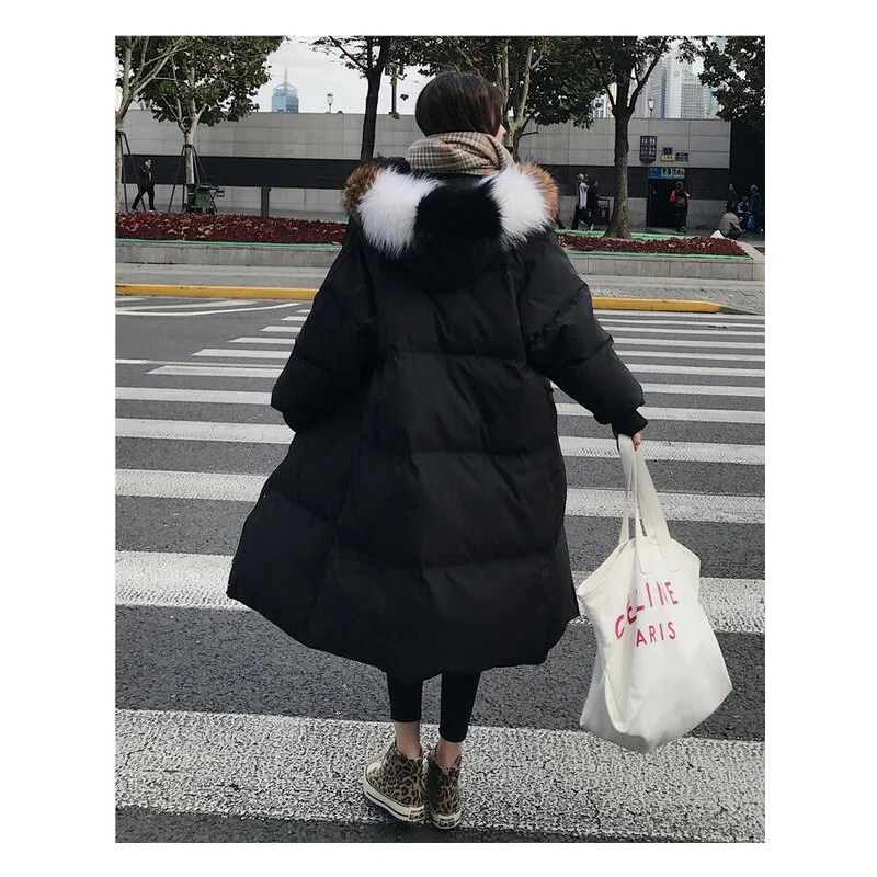 Photo Color Модные женские Новые однотонные тонкие длинные новые размеры для женщин хлопок тонкий пуховик с капюшоном зимняя куртка AA-588 - Цвет: Photo Color