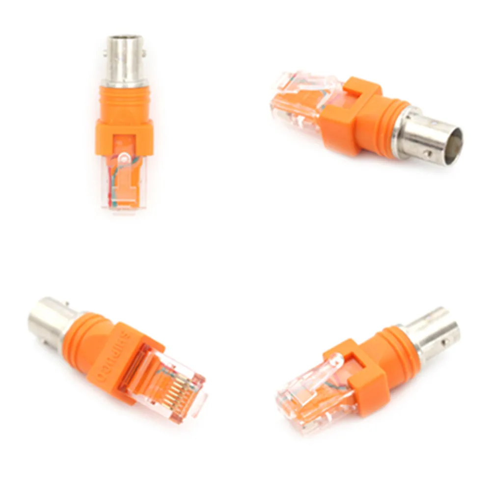 1 шт. RJ45-BNC разъемы BNC Female-RJ45 папа адаптер Шасси Панель Крепление Монитора