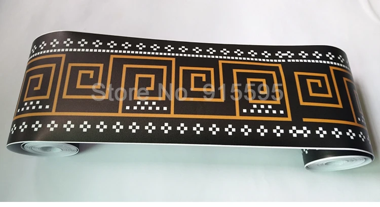 3D цветочные обои границы DIY самоклеющиеся водонепроницаемые стены границы гостиная кухня ванная комната украшения дома настенные наклейки