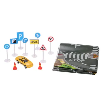 

NEW Fun Town Road Play Mat To Learn About Road Safety Plastics Toys For Children Children Kids Toy Kids Portable