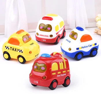 

Baby Toy Car Children Inertia Car Boy Toy Fire Truck Ambulance Taxi with Sound And Light Effect Kids Children Christmas Gift