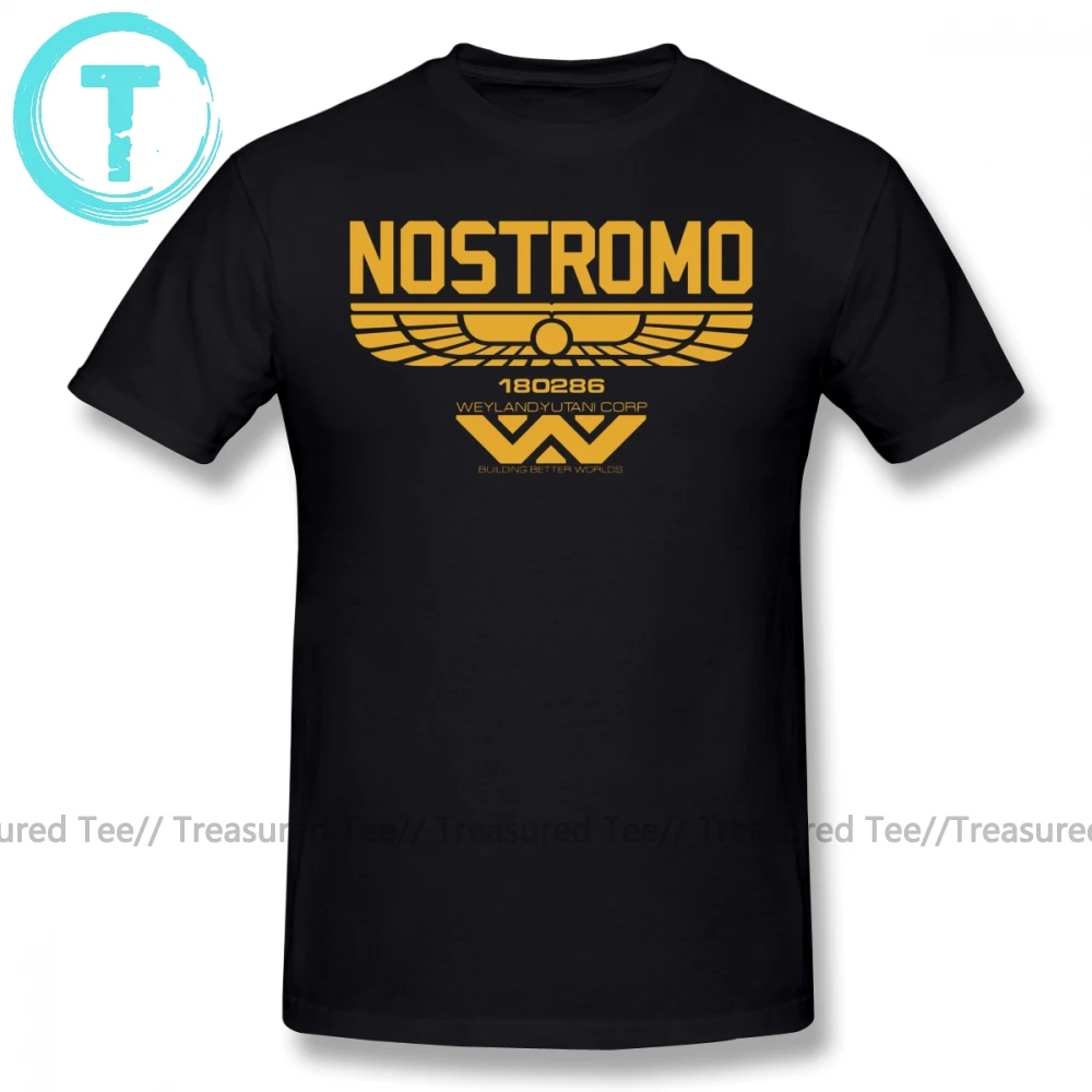 Ностромо футболка Nostromo Yuntani 100 процентный хлопок печатных смешные мужские