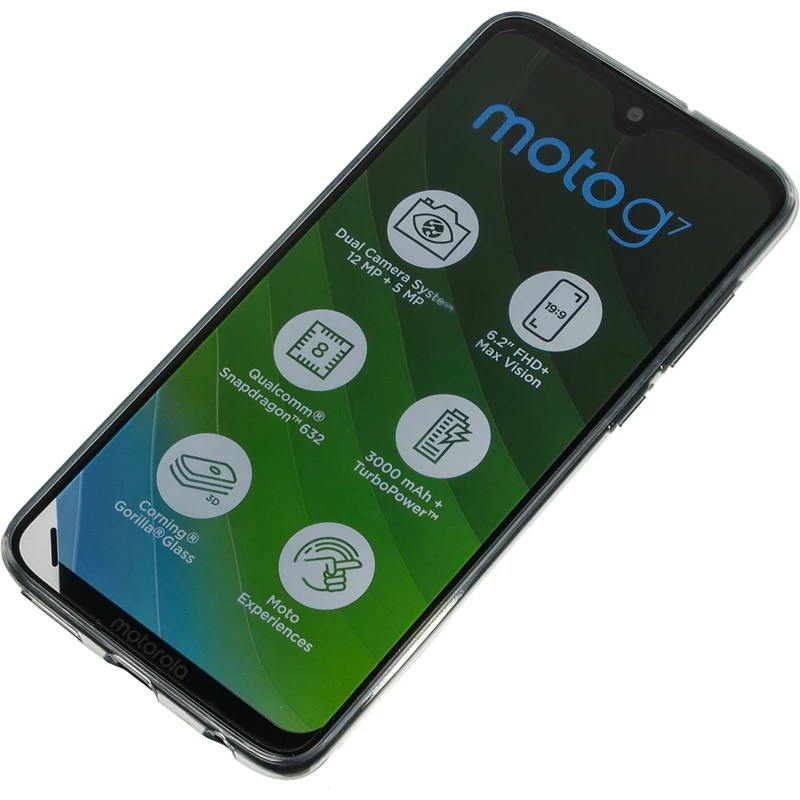 Смартфон Motorola G7 XT1962-5 64Gb 4Gb черный 3G 4G 2Sim 6.2" IPS 1080x2270 And9.0 12Mpix 802.11 a/b