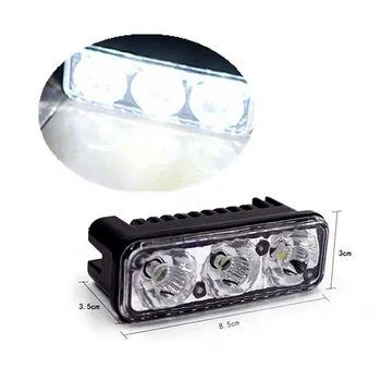 

2pcs Car DRL Super White SUV Daytime Running Light Universal Xenon Replacement