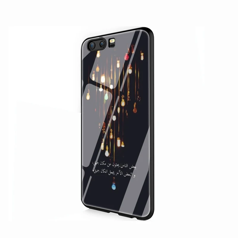 EWAU Пейзаж Зима свет снег закаленное стекло телефон чехол для Huawei P10 P20 P30 mate 20 Lite pro P Smart Y6 Y9 Honor 8X9 10 - Цвет: G5