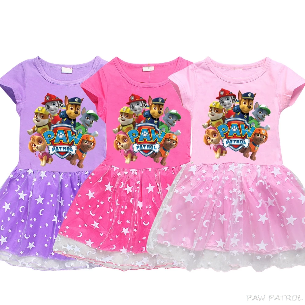 Paw Patrol Girl Cotton Dress Kids Girls 