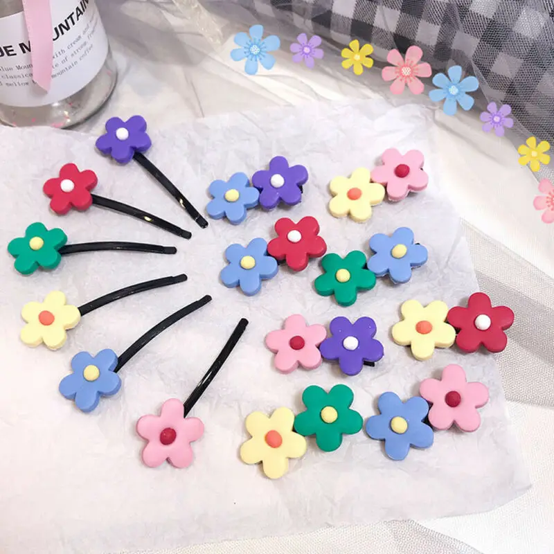 

2019 New Kids Baby Girls Children Toddler Hairpin Flower Hair Clip Bow Hairpin Accessories One Piece