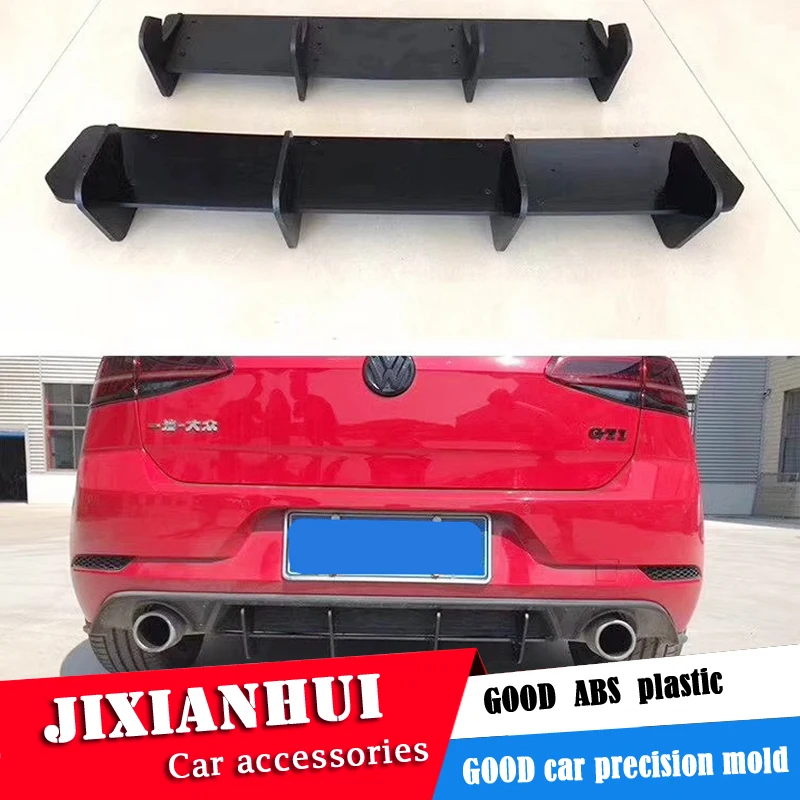 Задний спойлер для VW GOLF 7 GTI 2014-2017 R ABS задний бампер диффузор | Автомобили и