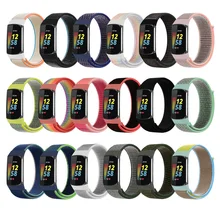 

Nylon Strap for Fitbit Charge 5 Smart Watch Sports Nylon Weave Loop Wristband Correa Pulsera for fitbit Charge 5 Bracelet