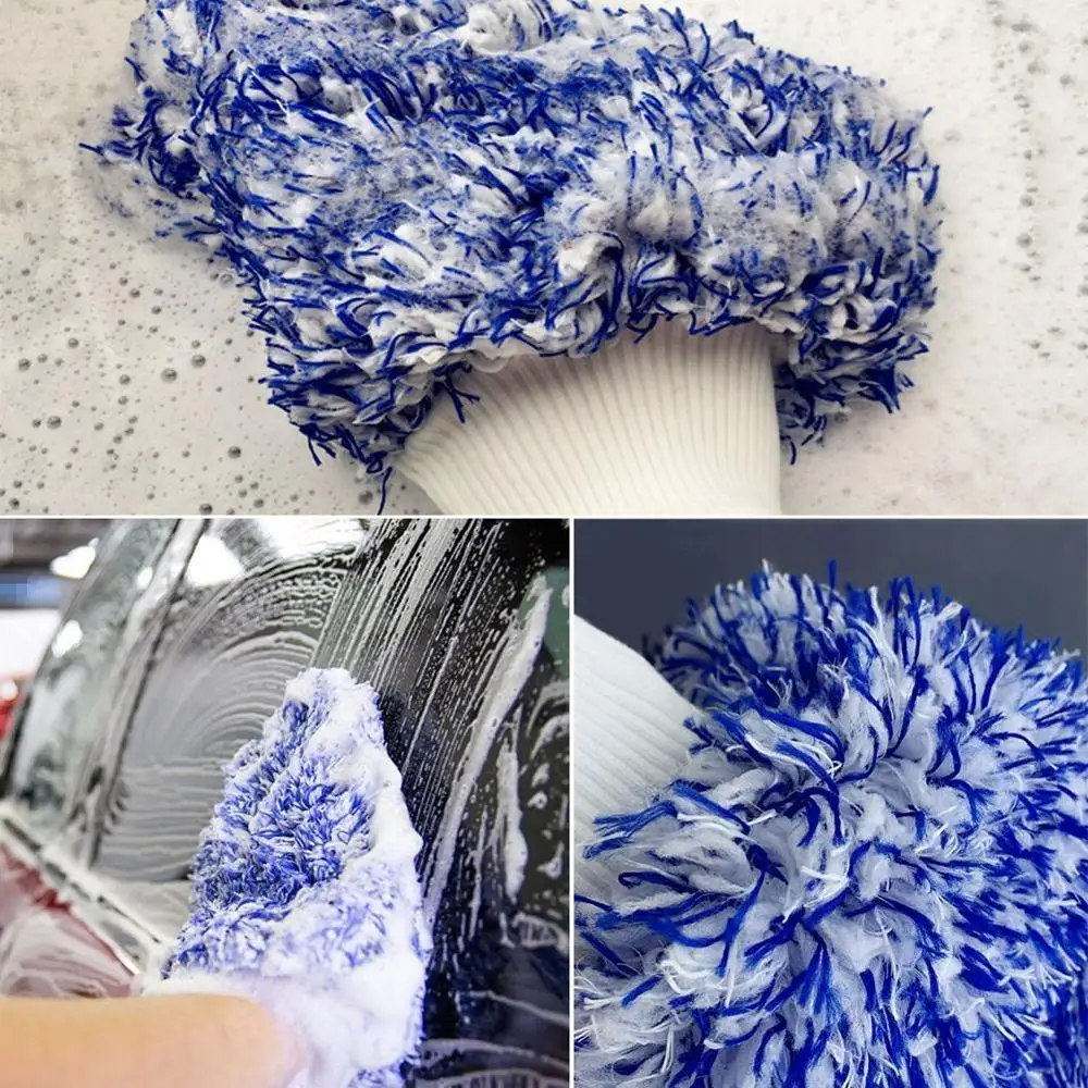 

Maximum Absorbancy Glove High density Microfiber Premium Car Wash Mitt SCRATCH FREE Perfect For Everyday Detailing