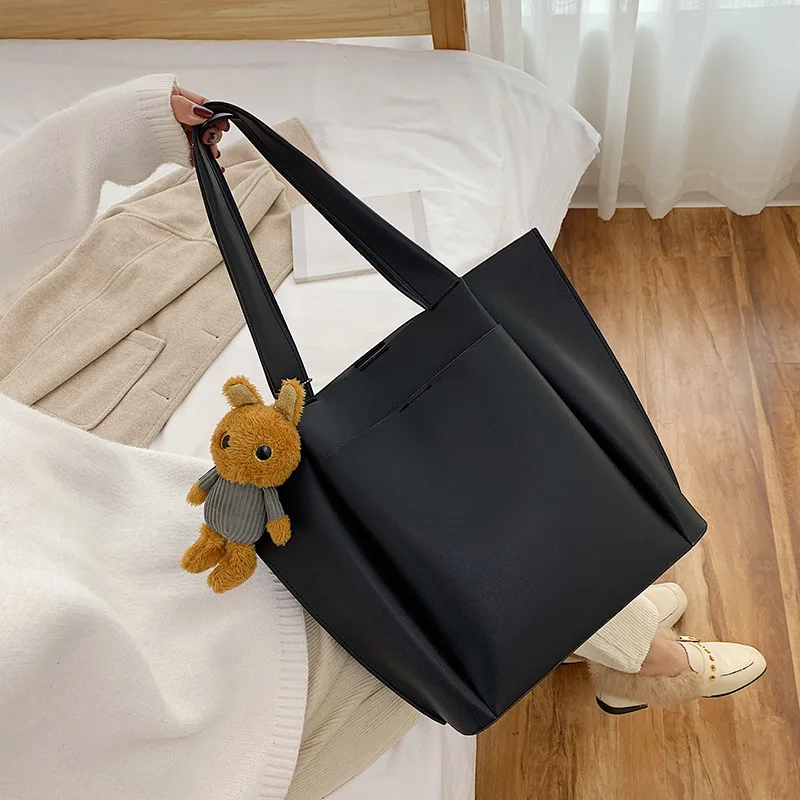 

One-Shoulder WOMEN'S Bag 2020 Popular New Style Fashion Korean-style Versatile Large-Volume Western Style Fashion Handbag Tote B