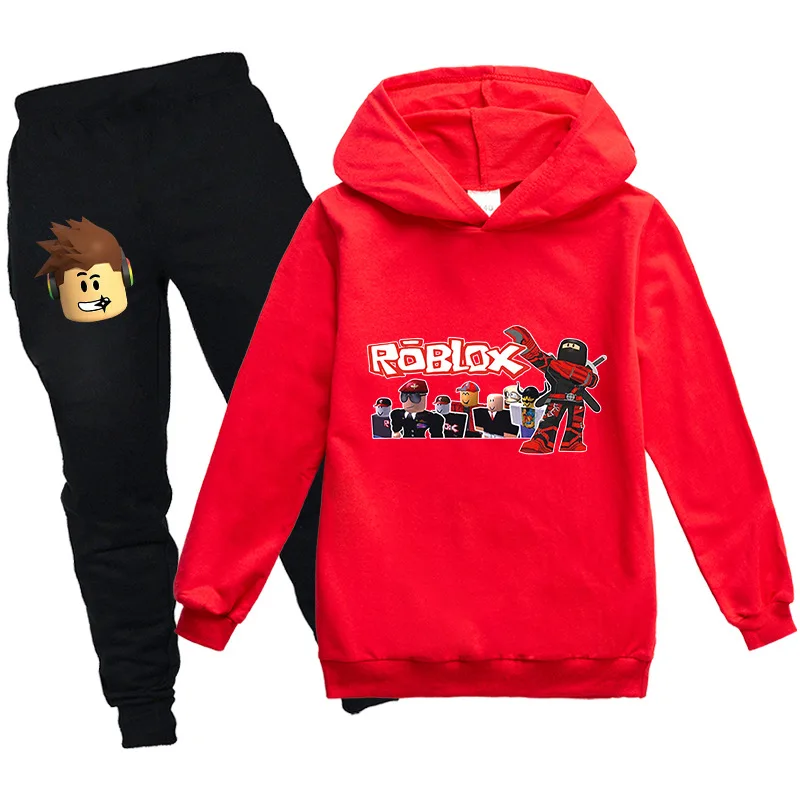 Robloxing Anime Hoodie Toddler Boy Clothing Set Fashion Long Sleeve Kids T Shirt Tops Pants Children Kids Girls Sweatshirt Set Aliexpress - roblox anime girl clothes