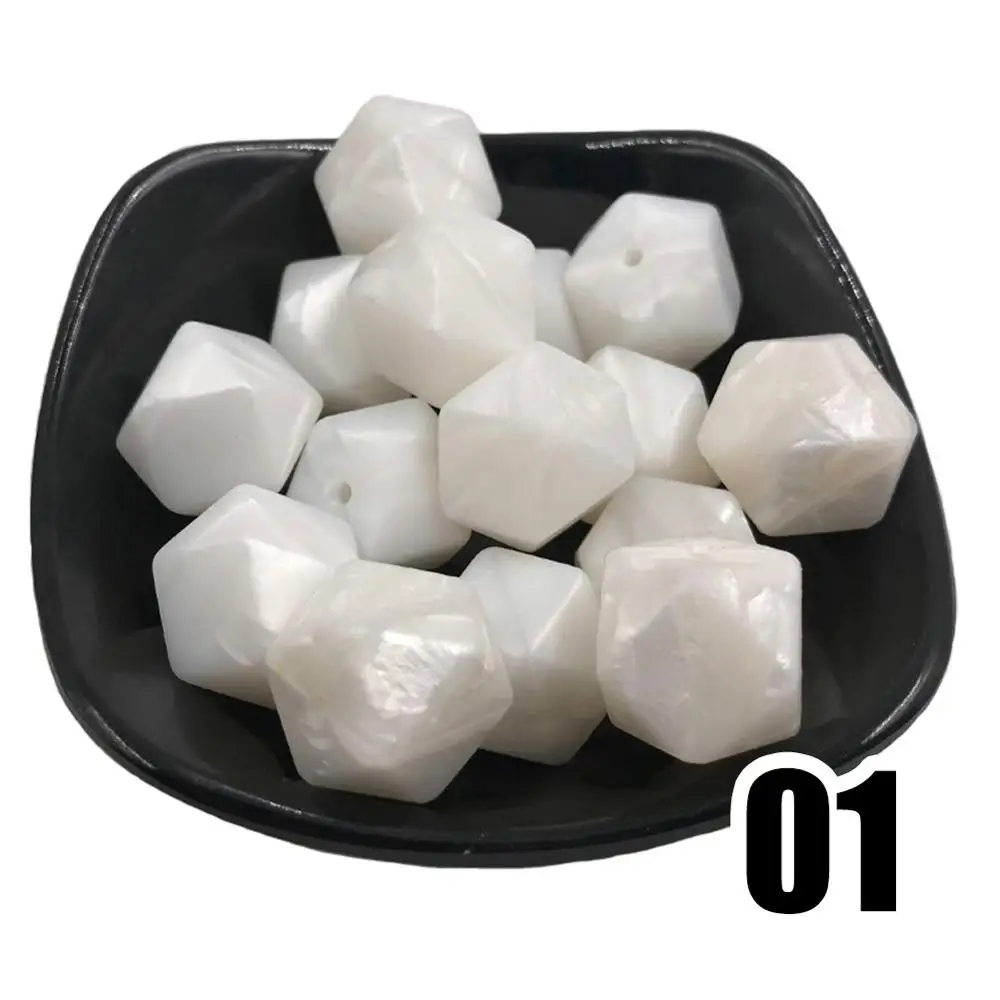 Pearl white 5 шт. силиконовый бисер ребенок прорезывание зубов круглые спиральные Бусины Пищевой бисер DIY резьбовые BPA свободные бусины Детские шлифовальные прорезыватели - Цвет: Pearl white