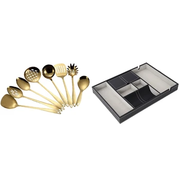 

Big deal 1 Set Cooking Tools Spoon Shovel Cookware Kitchen Tools & 1 Pcs Valet Tray Organizer, Table Organizer