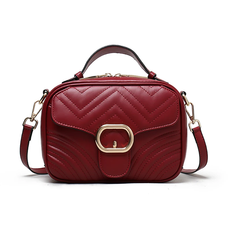 

Fashion small women Messenger bag handbag 2019 mini PU leather shoulder Messenger bag girl ladies mobile wallet designer handbag