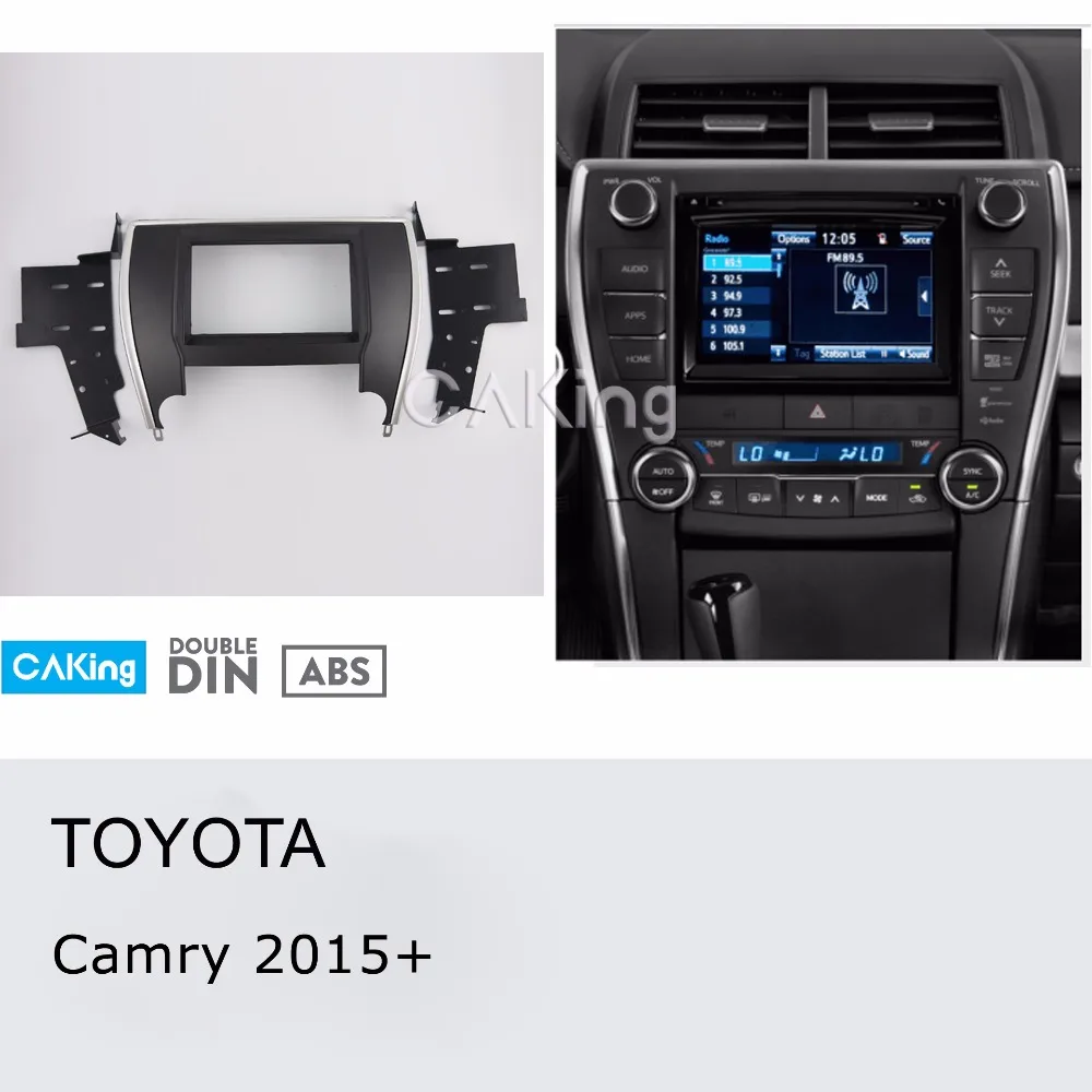 Автомобильная радиопанель Fascia Для Toyota Camry 2015 + (США версия) комплект для приборной
