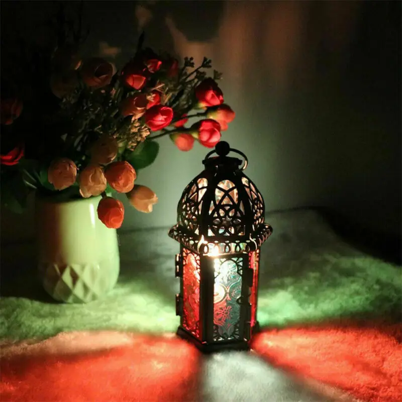 Деревенский Фонари ураган Tealight подсвечник с пневматическим амортизатором
