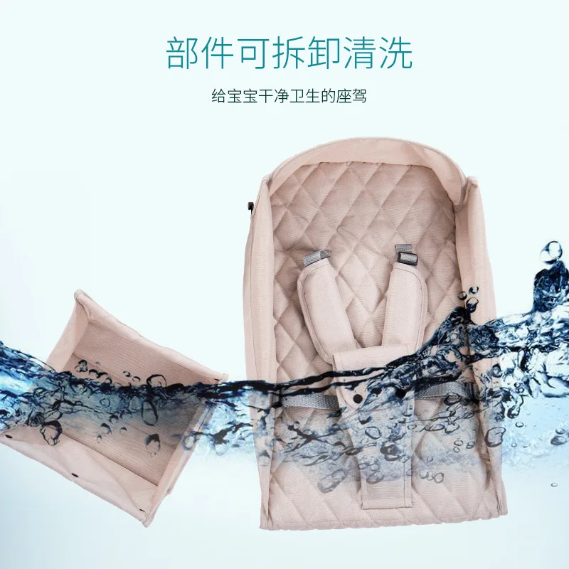  Lightweight stroller folding portable baby stroller umbrella newborn umbrella carrige can sit recli