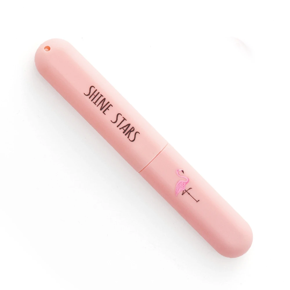 style 5 pink 1 шт., портативный чехол для зубной щетки, чехол для зубной щетки для путешествий, походная защитная коробка для хранения, чашка для мытья, косметический чехол для капсул - Цвет: style 5 pink