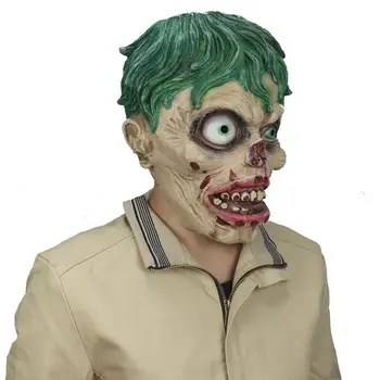 

Halloween Horror Mutant Hulk Latex Headgear Masquerade Cosplay Props Masquerade Transgender Role Playing