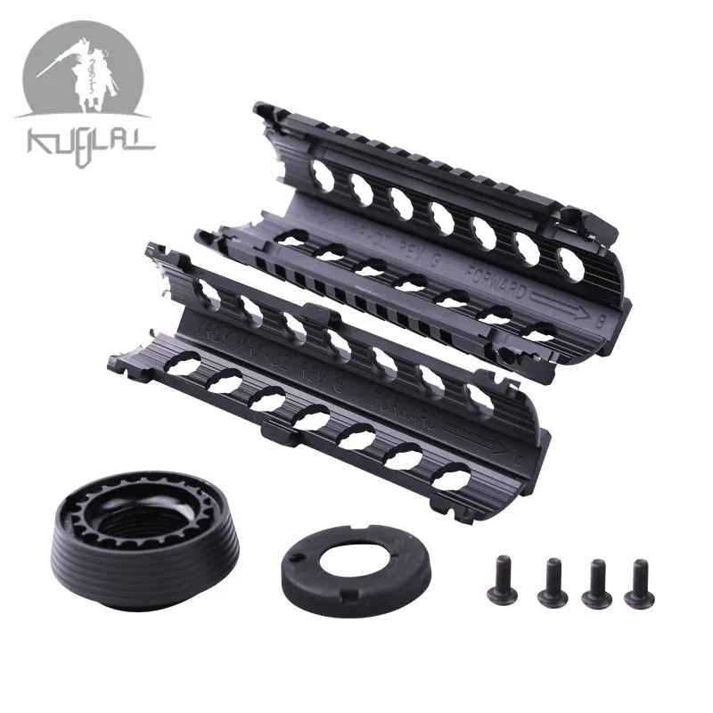 7 дюймов Carbine Handguard страйкбол Трой Drop in Quad Rail Mount Tactical Picatinny для геля