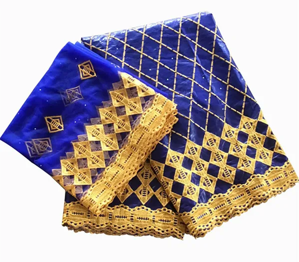 Африканская кружевная ткань из жаккардовой парчи africain bazin riche getzner riche Ткань хлопковая ткань с камнями