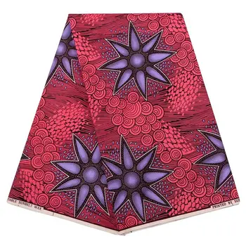 

2019 dutch wax Veritable nigeria ankara print 6yards african Veritable real Holland wax sewing material