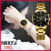 Relogio Feminino NIBOSI Gold Women Watch Fashion Luxury Business Female Clock Top Brand Luxury Waterproof Beautiful Women Watch 1