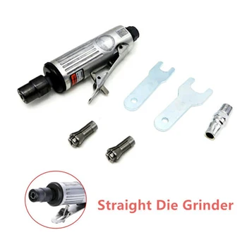 

1/4" Pneumatic Straight Die Grinder Air Grinding Tool Mill Polishing Machine