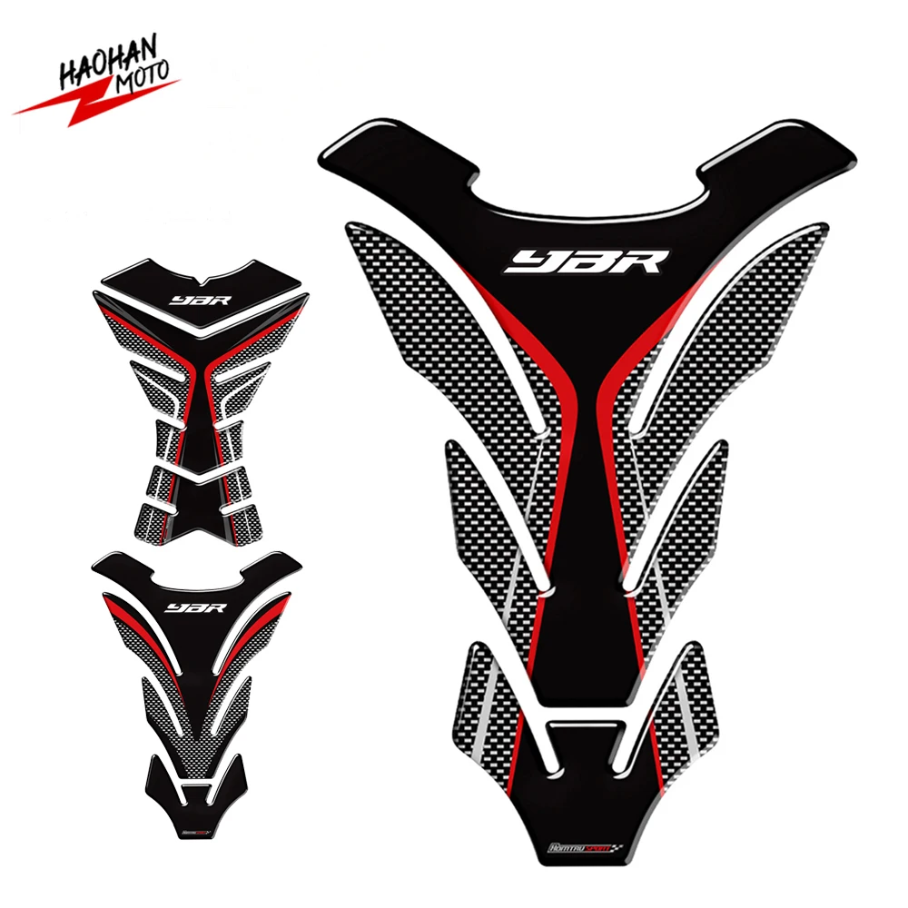 Для Yamaha YBR 125 150 250 Tankpad 3D защитные наклейки на бак мотоцикла | Автомобили и
