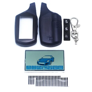 

B9 LCD display flexible cable+ LCD keychain body case for Starline B9 lcd remote control Key Chain Car Alarm + Zebra Stripes