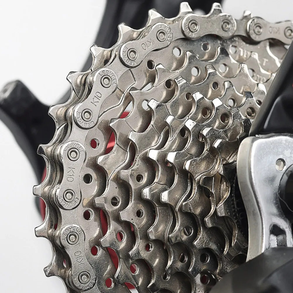 MTB Road Bike Bicycle Chain 116 Links 6/7/8/9/10/11 Speed For Shimano SRAM Switching Speed Faster Steel Silver 1/2 