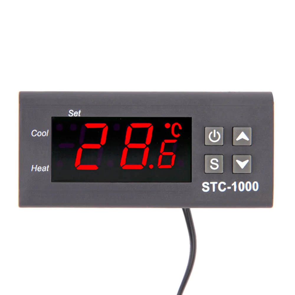 STC1000 Temperature Regulator Thermostat Aquarium Incubator Cold Chain Thermometer Wholesale Laboratories Temperature Controller